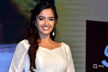 Poojitha Ponnada at Raju Gadu Pre Release Event